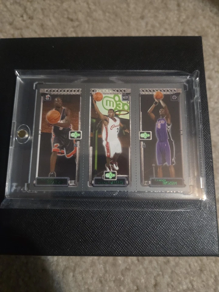 2003-04 Topps Rookie Matrix LeBron James, Dwyane Wade, Chris Bosh 114-111-115 radiocontrol Foto 1 de 4