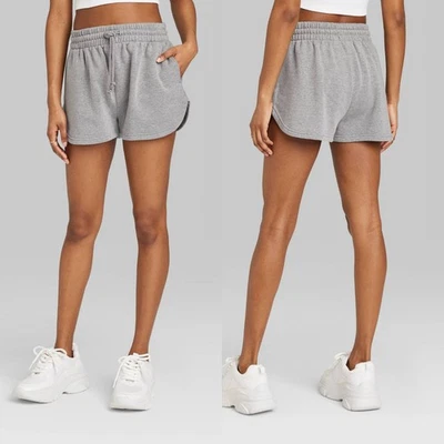 Grande - Pantalones cortos de tiro alto Dolphin para mujer - Wild Fable - Gris Foto 1 de 4