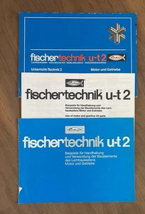 DOCUMENTACIÓN FISCHERTECHNIK VINTAGE - U-T 2 - ALEMÁN - Imagen 1 de 8
