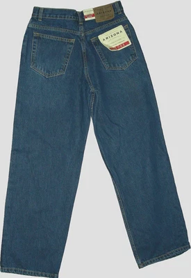 NWT Boys ARIZONA SIZE 14R 14 Reg 26x28 LOOSE Blue HEAVY DENIM JEANS Straight Leg - Image 1 of 4