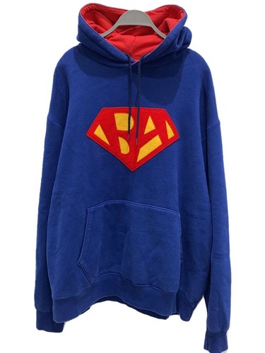 A BATHING APE (BAPE) Felpa con cappuccio A BATHING APE blu XL usata