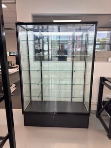 Glass Display Cabinet With LED Lights 1800 x 1200 x 510 - Picture 1 of 2