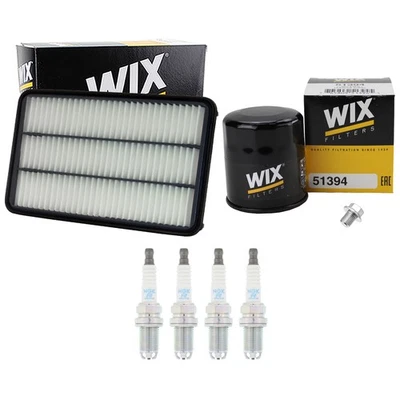 Filtros de aceite de aire de motor Wix y kit de 4 bujías NGK para Toyota Camry Celica L4 tracción delantera Foto 1 de 2