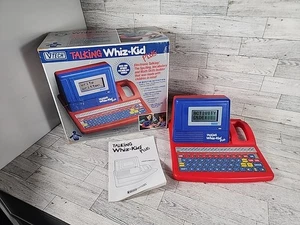 1990 VTECH Talking Whiz Kid Plus Electronic Learning Computer w/ Box & Manual - Picture 1 of 16