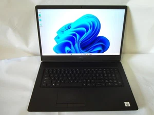 Dell Precision 7750 17.3" Core i7-10850H 2.70GHz 16GB 512GB SSD Win11 Laptop - Picture 1 of 8