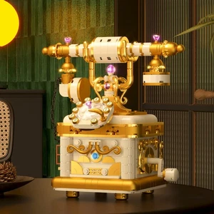 Retro Telefon Beamer Kaffeemaschine Bausteine Sammlerstücke Spielzeug Geschenke - Bild 1 von 13