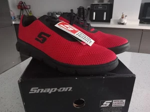 Neu Snap-On Tools Octane sportliche Sketcher-Stil Schuhe leichte Turnschuhe rot UK 9 - Bild 1 von 5