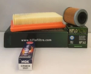 Kit Di Servizio Per APRILIA RS4 125 (4T) (2011 A 2020) Filtri E Candela Iridium - Picture 1 of 5