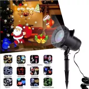 Waterproof Projection Lamp For Christmas Party KTV Party Laser Wall Xmas Light - Picture 1 of 8