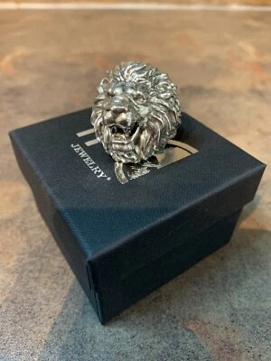 Bague tête de lion homme/femme taille au choix made in France - Photo 1/4