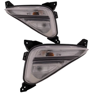 Rear Bumper Mounted Turn Signal Light Set CAPA Certified For 19-21 KIA Forte - Picture 1 of 8