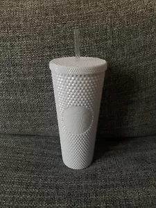 Starbucks - Venti Cold Cup - Icy White Studded - 24 Oz Tumbler - Bild 1 von 9