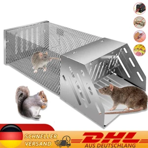 Ratten Massenfänger Alive Lebendfalle ohne Gift Kastenfalle Wiederverwendbar - Bild 1 von 23