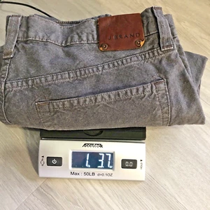 J Brand Grey Kane Slim Strait Leg 36 Waist Made In California USA - Picture 1 of 24