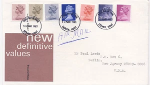 Great Britain 1983 First Day Cover QE2 Definitive Values MH140 MH97 MH116 MH122 - Picture 1 of 1