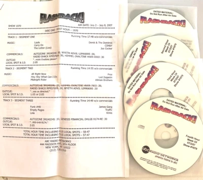 7/2/07 4 HR FLASHBACK TO 1970, CARS, 1976, QUEEN, SUMMER OF LOVE, QUEEN SET,NEWS - Image 1 of 4