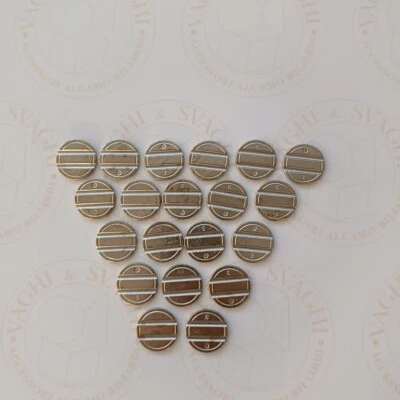 GETTONE PER GETTONIERA SUPER PER CALCIO BALILLA ROBERTO SPORT SET 20 PZ (1110)