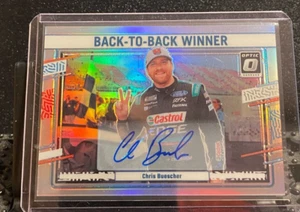 Chris Buescher 2024 Donruss Optic Silver Prizm Signatures Card # - 173 - Picture 1 of 2