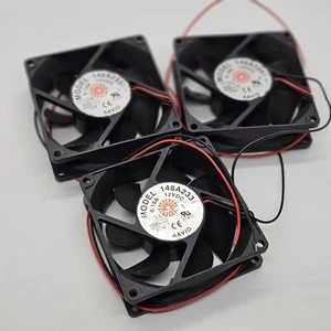 Aavid 80 mm Cooling Fan - 12VDC 0.16A MODEL 148A233 LOT OF 3 - Picture 1 of 4