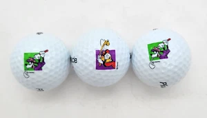 Juego de 3 pelotas de golf Disney Donald Duck and Goofy Pinnacle nuevas sin caja - Imagen 1 de 2
