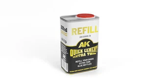 AK Interactive Quick Cement Extra Thin 250 ml Nachfüller - Bild 1 von 1