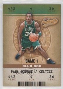 2002-03 Fleer Authentix Club Box /100 Paul Pierce #85 HOF