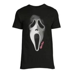 Ghost Face Mens Scream Graphic T-Shirt Large Black - Picture 1 of 6