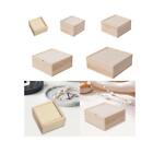 Wooden Storage Box Rustic Trinket Box for DIY Lovers Home Decorations Cards