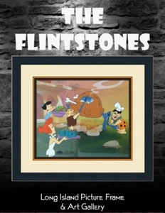 The Flintstones Viva Rock Vegas Animation Sericel Custom Framed II Free Shipping - Picture 1 of 4