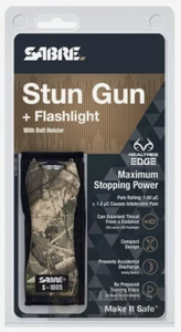 Sabre 2-IN-1 STUN GUN + FLASHLIGHT with HOLSTER Self-Defense Realtree Camo - Picture 1 of 1