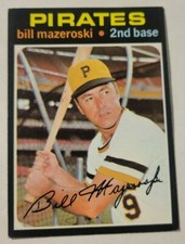1971 Topps Baseball #110 BILL MAZEROSKI Pittsburgh Pirates *