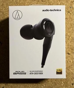 Audio-Technica SOLID BASS ATH-CKS1100X Hi-Res Kanal Typ Kopfhörer - Bild 1 von 2
