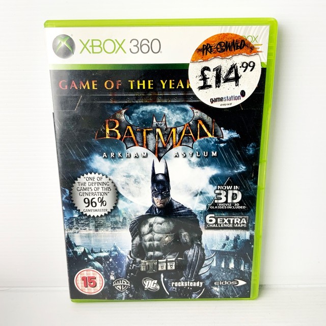 Batman Arkham Asylum - Edição do Jogo do Ano - Xbox 360 clássico