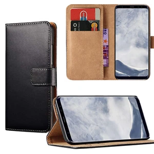 Etui na telefon komórkowy Futerał ochronny Flip Case Cover Etui Portfel Torba Etui Przegroda na karty - Zdjęcie 1 z 8