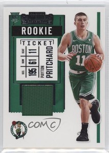 2020-21 Panini Contenders Ticket Swatches Payton Pritchard #RS-PPC Rookie RC