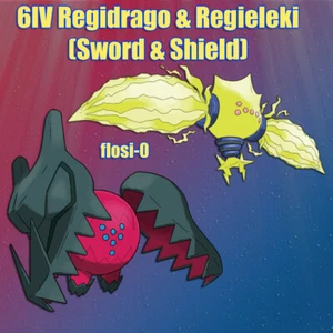 6IV Ultra Shiny Regidrago Regieleki Pokemon Sword and Shield - Picture 1 of 6