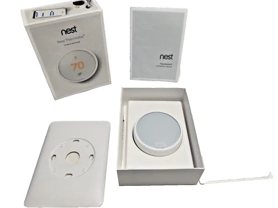 NEST  WIFI THERMOSTAT E WHITE- READ - Image 1 of 4