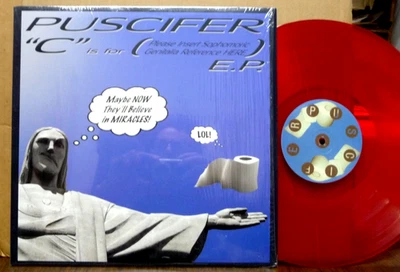 PUSCIFER - "C" Is For E.P. *LP* LIMITED RED COLORED VINYL Tool A Perfect Circle - Image 1 of 2