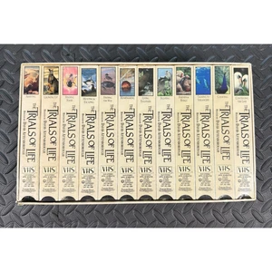 Time Life David Attenborough's The Trials of Life 12-VHS Box Set - 1992 (NEW) - Picture 1 of 5
