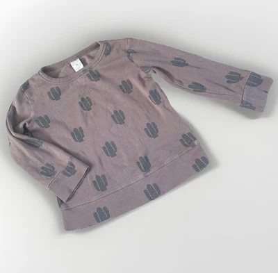 Kate Quinn Cactus Print Long Sleeve T-Shirt Top Size 2T Baby Toddler Casual - Image 1 of 4