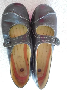 Mary Janes CLARKS Unstructured 85174 con Botón MARRÓN Talla 11M - Imagen 1 de 7