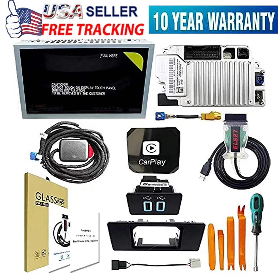 Factory SYNC 2 to SYNC 3 3.4 Upgrade Carplay Kit Fit for Ford Sync3 NA224 MAP HD