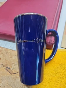 Vintage Paramount Pictures Ceramic Blue Coffee Mug Pre-owned - Picture 1 of 10