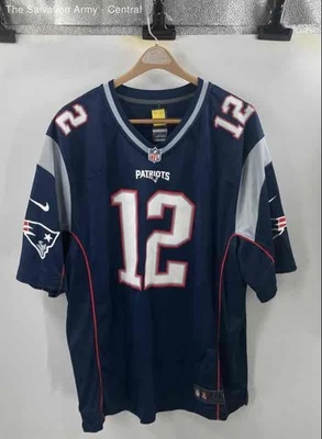 Nike Men Blue New England Patriots Tom Brady 12 Football-NFL Jersey Size 2XL - Image 1 of 4