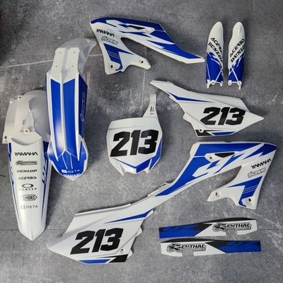 Plastics + Graphics Yamaha YZ125 YZ250 2022 2023 2024 2025 2026 Free race number - Imagem 1 de 4