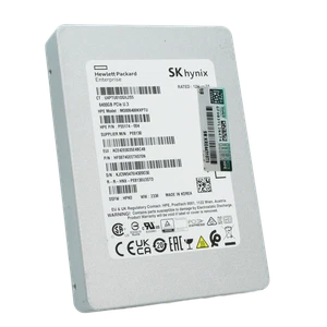 HP/SK Hynix PE8130 6.4TB HFS6T4GEETX070N 3 DWPD PCIe Gen 4.0 U.3 NVMe 2.5" SSD - Picture 1 of 2