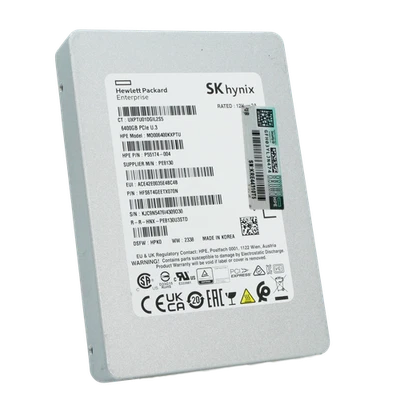 HP/SK Hynix PE8130 6.4TB HFS6T4GEETX070N 3 DWPD PCIe Gen 4.0 U.3 NVMe 2.5" SSD - Image 1 of 2