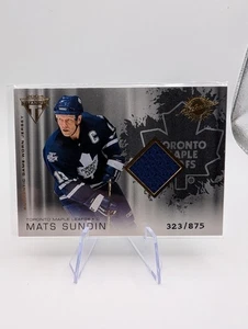 2003 Pacific Private Stock Titanium Authentic Game-Worn Jersey Mats Sundin HOF - Picture 1 of 2