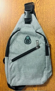 Bolso de mano con bandolera gris - Imagen 1 de 1