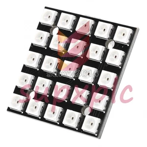 WS2812B 5X5 5050 RGB LED Controlador a Todo Color 25 Bit Placa de Desarrollo de Lámpara a Color - Imagen 1 de 5